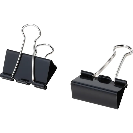 [2052217] Pappersklämma Fold Back 40 mm 12-pack